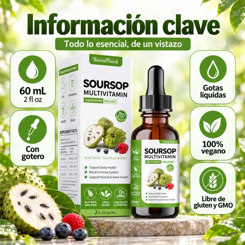 Soursop Daily Nutrition Organic Drops