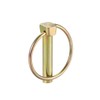 sourcing map Linch Pin with Ring - 10mm x 50mm