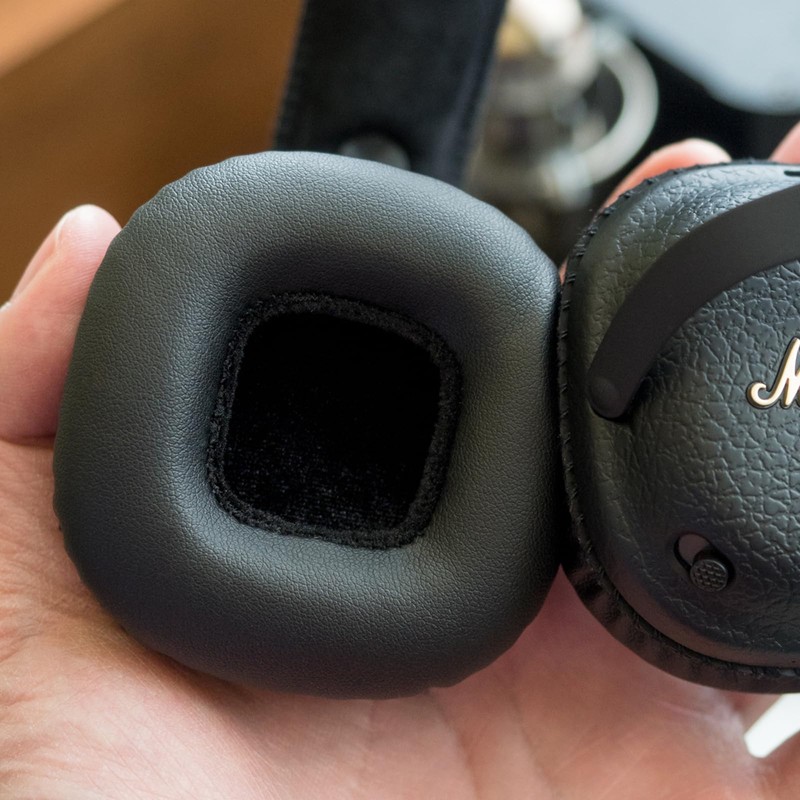 PESLNG Professional PU Leather Replacement Ear Pads Compatible with Marshall