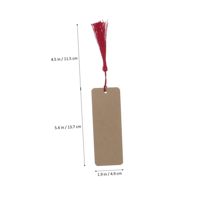 Operitacx 2 Sets Paper Blank Bookmark Book Markers Paper Bookmarks