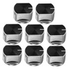 CAXUSD 8pcs Replacement Gas Stove Knobs Zinc Alloy Oven Knobs