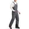 FREE SOLDIER Men's Insulated Waterproof Snow Bibs Ski Overalls(Charcoal Gray,M/30L)