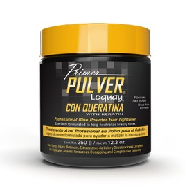 Polvo Decolorante Profesional Azul Con Queratina 350g Loquay