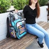 J.CARP Clear Bag Heavy Duty Backpack Durable Transparent See Through