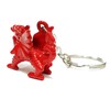 Welsh Wales Red Dragon Metal Keyring Key Ring