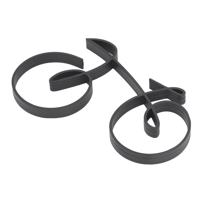 Minimalistic Bike Sculpture Metal Modern Wire Framed Style Bike Ornament