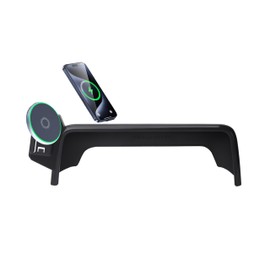 AbeeyGeomarn Car Phone Holder for 2017-2020 Mazda CX-5 Accessories Apply to 7/8 Inch Touch Screen 15W Fast Wireless Charger Screen Fixed Clip Cell Phone Mount Hands-Free 360 Degree Rotation