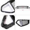 GRAND ORANGE Bumper Grille w/Turn Signal LED DRL Light Honeycomb