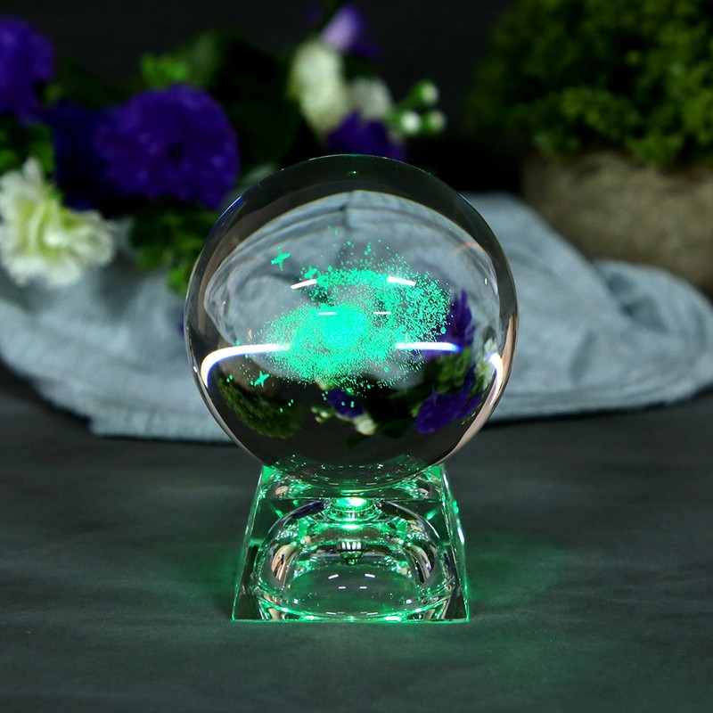 K9 Crystal Photography Prop Decoration Art Decor Crystal Ball with
