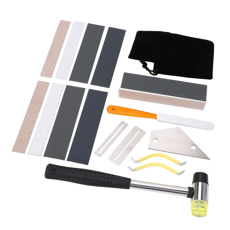 17Pcs Guitar Luthier Tool Set Kit Fret Installation Repair Tools