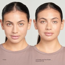 Colorescience. Sunforgettable Total Protection Face Shield Bronze SPF 50/ PA++++, UVA/ UVB, Protector solar mineral facial, bronceador con color, anti
