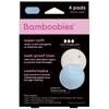 Bamboobies Washable Reusable Overnight Nursing Pads with Leak-Proof Backing For