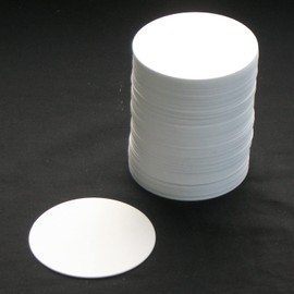 Nagao 3362317 Coasters Plain Round 3362317 Diameter 3.3 x Thickness 0.04 inch (85 mm) x Thickness 0.04 inch (1 mm) Set of 100 Disposable Made in Japan
