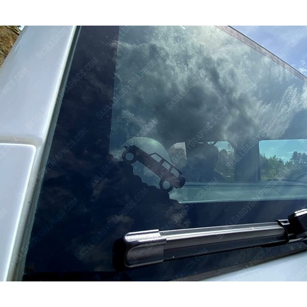 Skull Daddy Graphics Corner Climbers Windshield Stickers Decals Compatible with