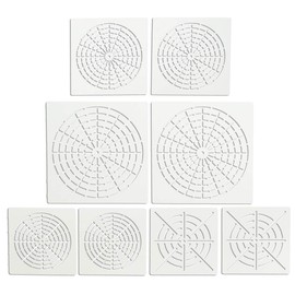 Gnognauq 8pcs Mandala Dotting Stencils Mandala Stencil Template Mandala Art Dotting Tools for Painting Rocks Canvas Wood