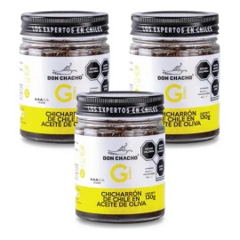 Chicharrón De Chile Güero Don Chacho 3 Pack De 140 Gr C/u