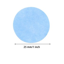 Tupalizy 1 Inch Round Felt Circles Pads for Scentsy Wax Samples Making Sewing Fabric Flower Hair Bows Headbands Accessories Christmas Crafts Crochet Project, 200PCS (Black)