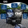 King Protein Whey 900g Polvo Aislado Sin Lactosa Sabor Natural