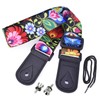 CLOUDMUSIC Tenor Concert Soprano Baritone Ukulele Strap Coloful Floral Pattern