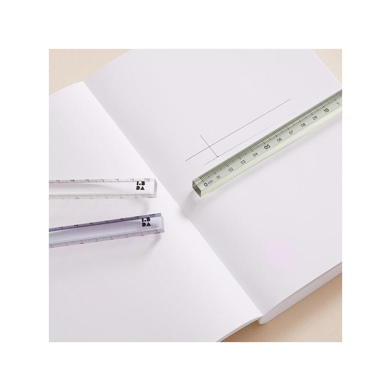 Artbox/Hosa Stationery Monami Robda Acrylic Stick Ruler 20cm / 아트박스호사문구