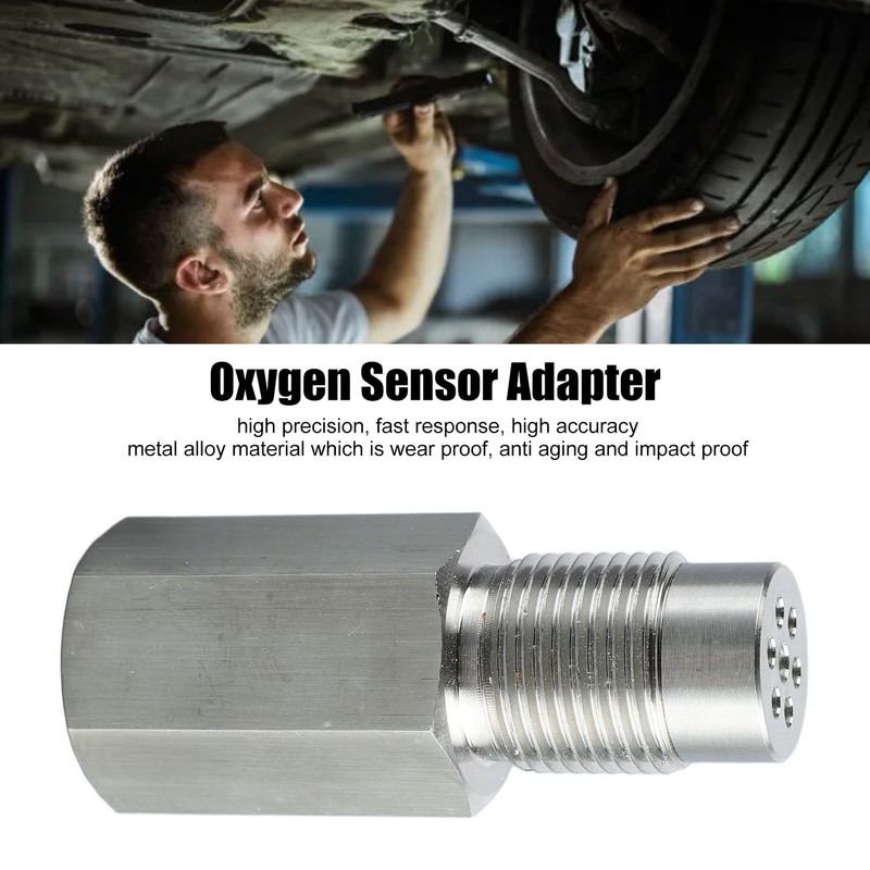 Automotive Oxygen Sensor Adapter Metal Alloy Catalystic Converter O2 Sensor