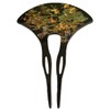 Dentist Honpo Urushi Art Hairpin, Elegant Main Maki-e Yamanaka Lacquerware,