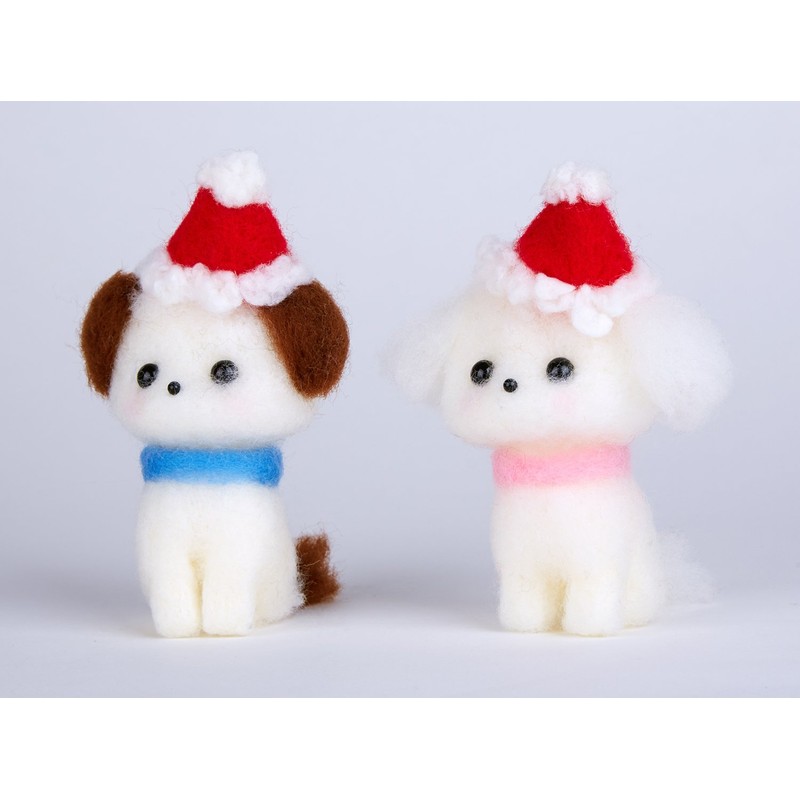 hamanaka Felt Kit Wool Felt Fun Handmade Christmas Maltese &