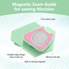 Magnetic Seam Guide for Sewing Machine, Upgraded Polygonal Hemmer Guide