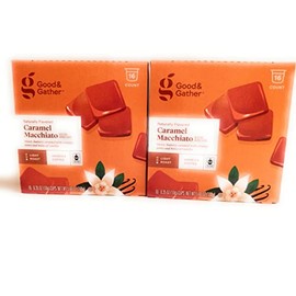 2 Set Good & Gather Caramel Macchiato Coffee Pods - Pack of 2 Boxes - 32 Coffee Pods Total - 16 Coffee Pods Per Box - Bulk Good & Gather Coffee Pods