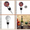 Libra Scales Zodiac Illustration with Stars Wine Stopper