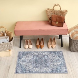 Bellini Rugs Machine Washable Rug with Non Slip Backing, Living Room Rug, Kitchen Area Rug, Pet Friendly Area Rugs, Throw Rugs for Entryway, Home Floor Decor, 2' x 3'