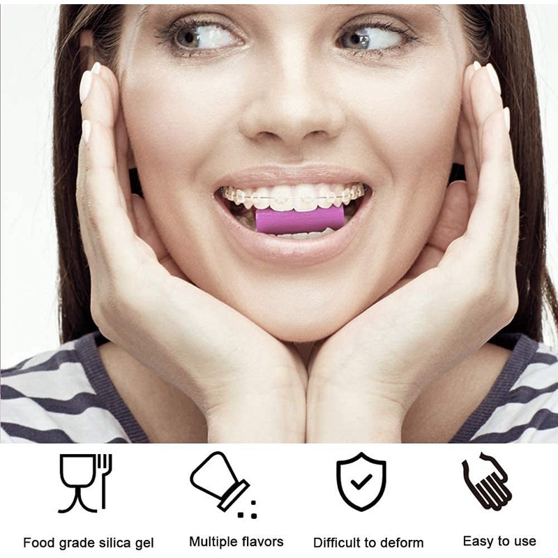 Chargenyang 15 Pcs Aligner Chewies for Invisalign Trays,Aligner Tray Seaters