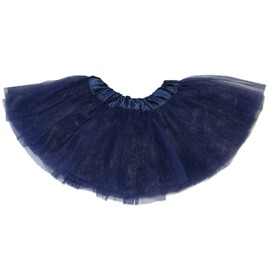 My Lello Navy Blue Baby 5-Layer Ballerina Tulle Tutu (0-3 mo.)