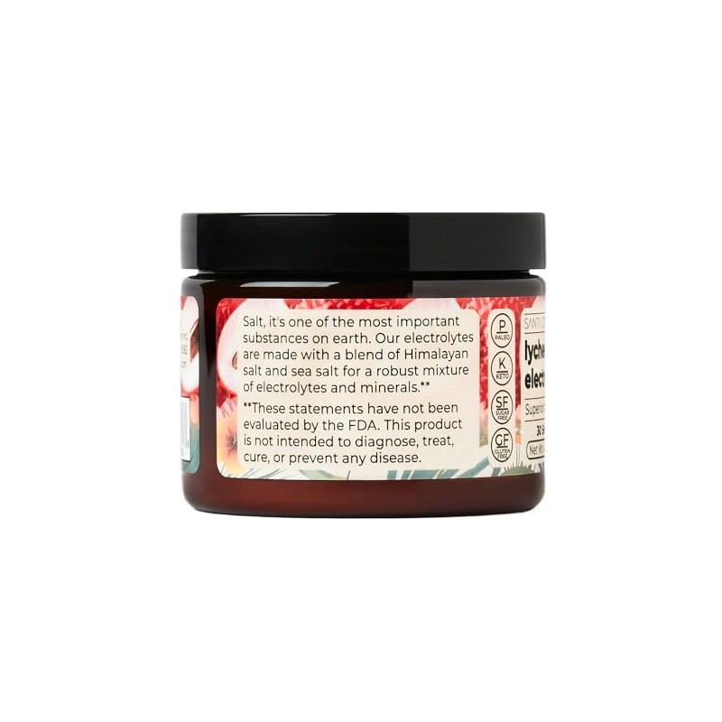 Nourishlife Santa Cruz Paleo Real Sal Electrolitos Polvo Lichis Hecho
