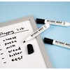 Magnetic Innovations Pack of 10 Black Dry Wipe Whiteboard Marker