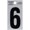 Hillman 839390 2" Black and Silver Reflective Poly-Film Adhesive Number 6
