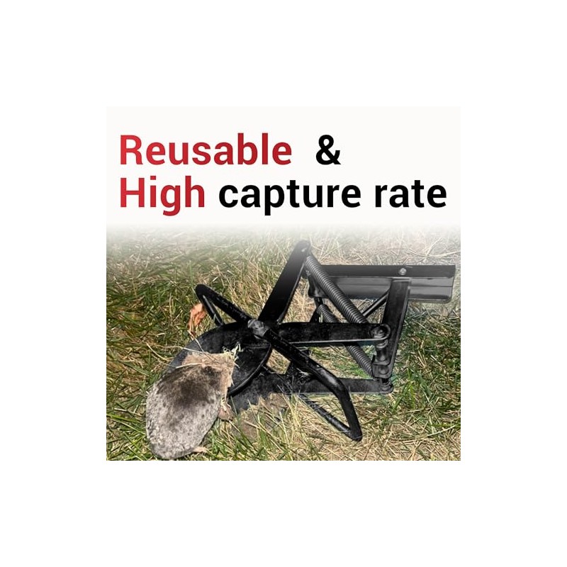 Mole Traps that Kill Best, 2 Pack Scissor Mole Trap,