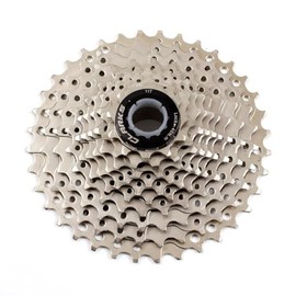 Clarks Cycle Systems C-10SC Nickle Plated 10 Speed Cassette, Silver, 11-36T, Compatible with Shimano/SRAM 10 Speed