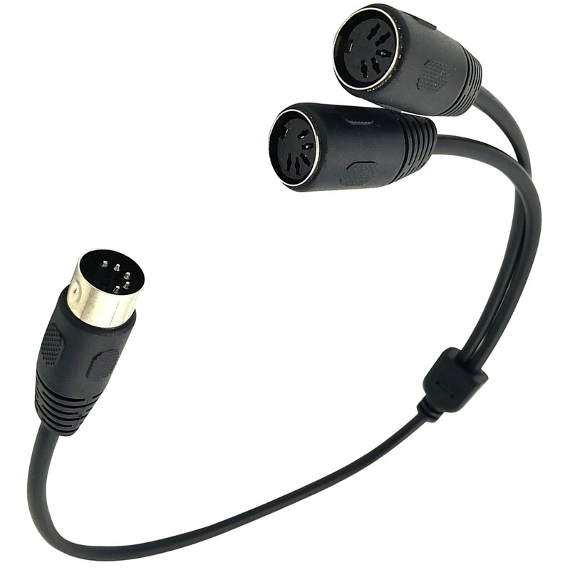tunghey MIDI Sync Breakout Cable, DIN 5-Pin Plug 1 Male
