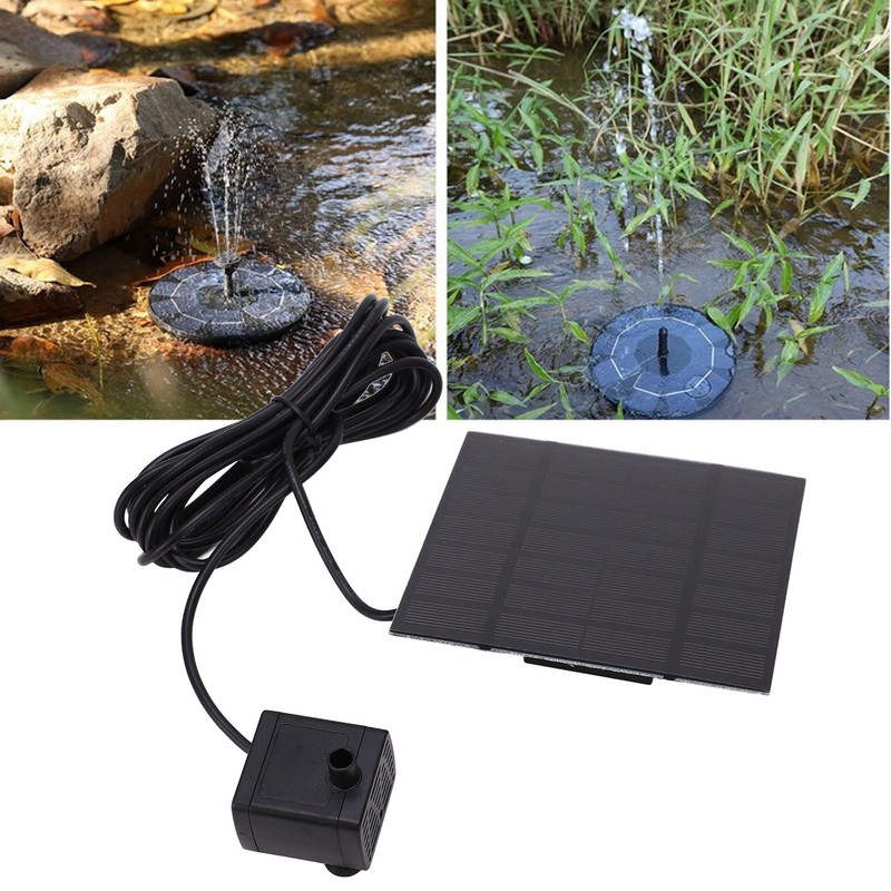 Solar Water Pump Maximum 120cm Head 70cm Height Dry Operation