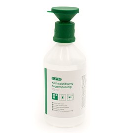 Eye Wash 500 ml NaCl 0.9 Saline Solution - Eye Wash Bottle - Eye Wash - Eye Shower Sterile Eye Wash Solution - Eye Wash with Salt Solution - Eye Bath