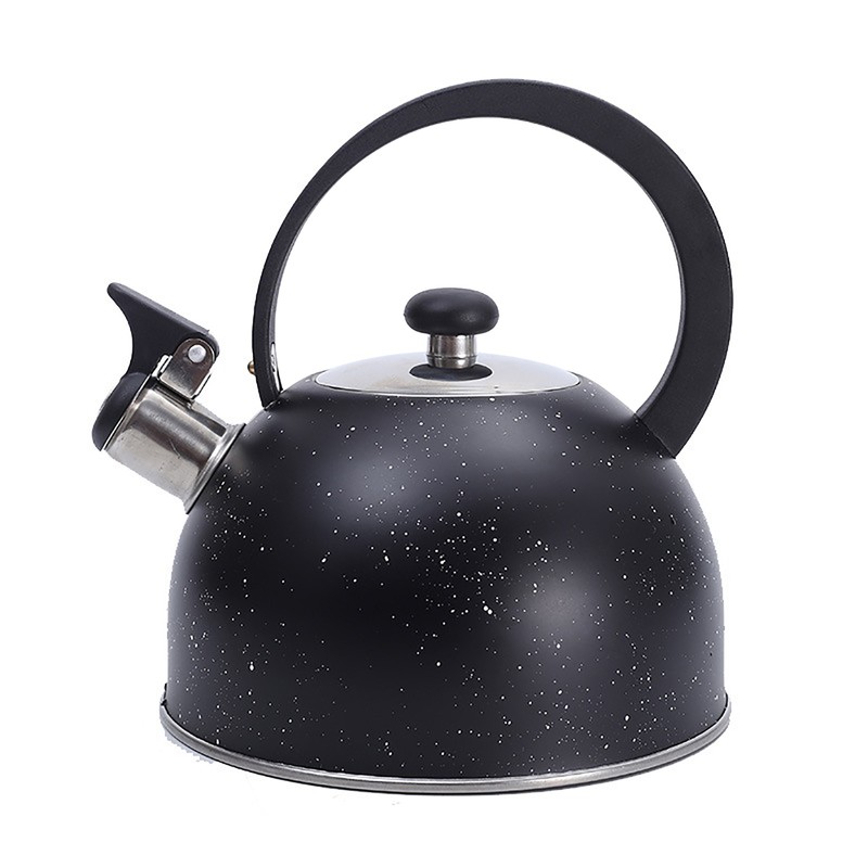 Whistling Kettle Stainless Steel Large Diameter Spout Moon Shape Handle