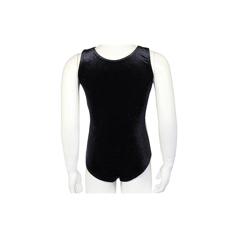 Java Special Velvet & Glitter Lycra Short Sleeve Gymnastics Leotard,