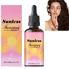 Sunless Tanning Drops,Melanin Glow Drops for Face and Body,Sunbed Tanning Accelerator,Sunbed Cream Accelerator,Self Tan Moisturiser,Promotes Natural Skin Tone,Nourishing and Moisturizing