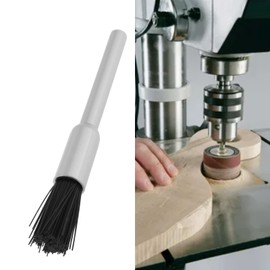 Micro Traders 20Pcs 3mm Shank Nylon Wire Brush Polishing Tool Suitable for Metal Surface Polishing Rust Removal