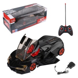 WGS Kids Racer Sports Car Toy, Shock Absorbing Remote Control Fast Racer Light Sound High Speed Case for Boys and Girls