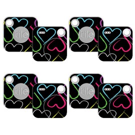 MightySkins Skin Compatible with Tile Mate w/Replaceable Battery (2018) - Hearts | Protective, Durable, and Unique Vinyl Decal wrap Cover | Easy to Apply, Remove, and Change Styles | Made in The USA