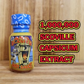 ASS KICKIN' ASS BLASTER Premium Hot Sauce Bottles Gourmet Gift Set Travel Size-.75. 24 Pack - Try if you Dare! - Ultimate Habanero Hot Sauce Gift