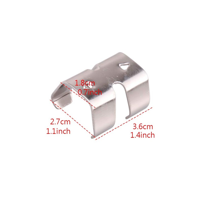 Double Rope Clamps Fits 0.31-inch(8mm) to 0.47-inch(12mm) Braided Ropes Pack