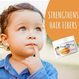 MAYA MARI Kids All-in-One Essential Hair Set | 2 in 1 Kids Shampoo and Conditioner, Curl Cream, Leave-in Conditioner, Hair Gel, & Detangler Spray - 5 Piece Set Haircare